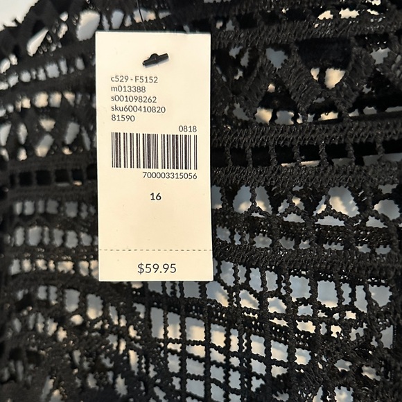 Lane Bryant Black Lace Blouse - Picture 2 of 9